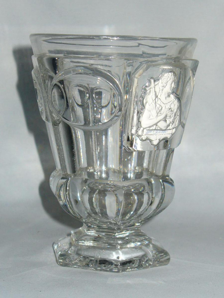 Gobelet En Cristal De Baccarat / Le Creusot , Cristallo-cérame , Saint Jean 1820 Charles X-photo-4