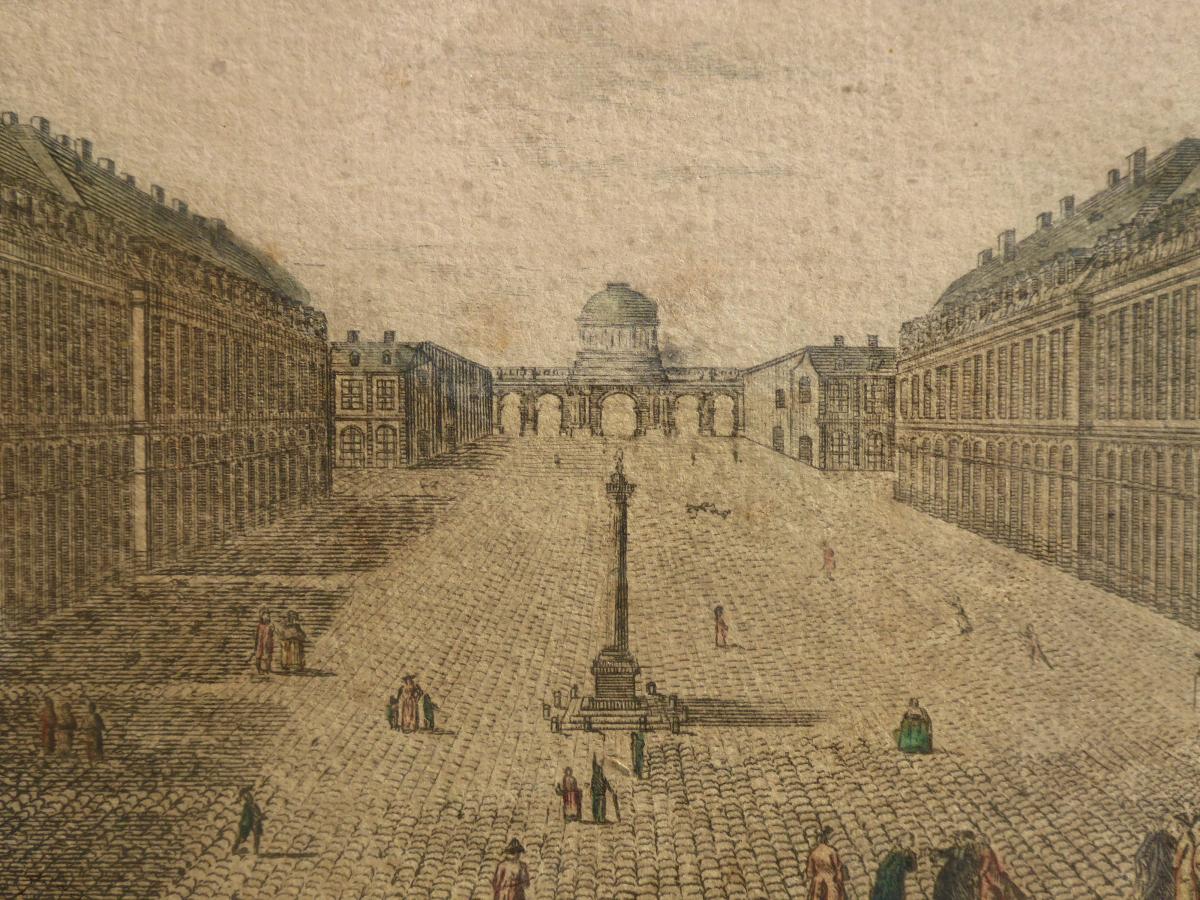 Optical View / Panoramic 1700's Eighteenth The Grand Place Of Saint Petersburg Russia-photo-2