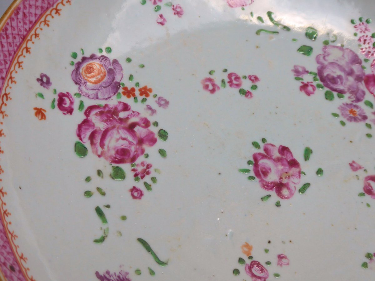 Eighteenth Porcelain Dish, Compagnie Des Indes, China, Famille Rose, Asia-photo-3
