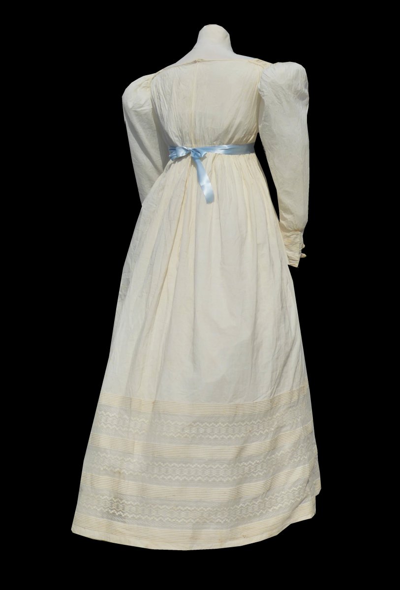 Day Dress 1825 Charles X Sleeve Legs Costume Early Nineteenth Century High Empire Size-photo-2