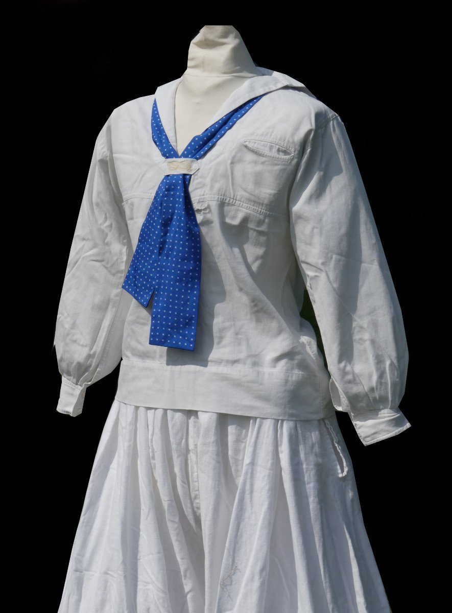 Tenue De Sport Epoque 1900 , Gymnastique , Costume Ancien , Robe , Culotte de Cyclisme Mode -photo-4