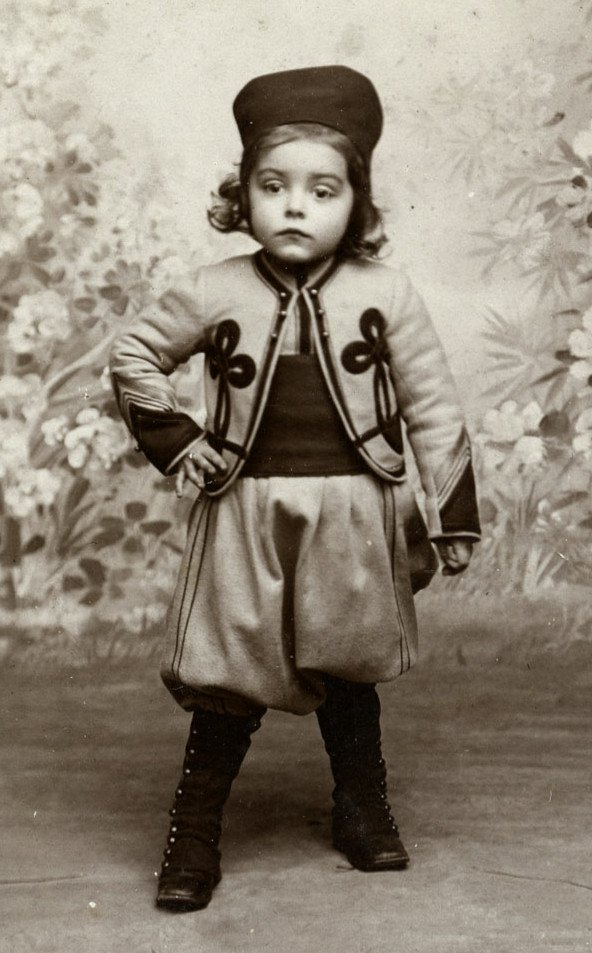 Uniforme militaire De Zouave d'Enfant Epoque 1900 , Tenue De Troupe , Spahis , Wwi Costume Ancien XIXe-photo-1