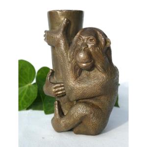 Animal Bronze, Orangutan, Art Deco Circa 1930, Monkey Paperweight