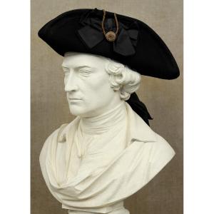 TRICORNE DE CHASSE EPOQUE XIXE SIECLE , COIFFE DE VENERIE , EQUIPAGE , CHAPEAU