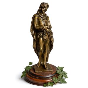 Bronze Religieux , Christ Aux Liens , XIXe , Passion du Christ , Scene Biblique ,