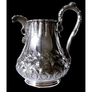 Pitcher / Pitcher Sterling Silver Tiffany & Co Napoleon III XIXth Second Empire Grosjean & Woodward