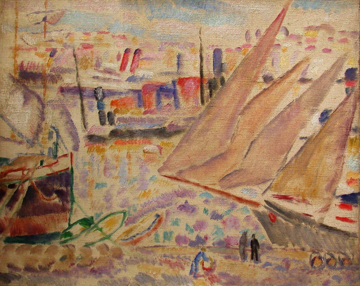 Port De Marseille - A.Carrera (1878-1952)