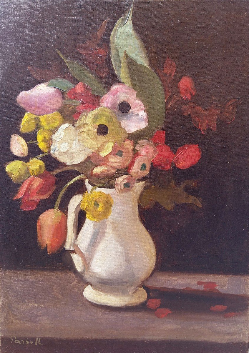 Le bouquet-Sacha Garbell (1903-1970)