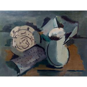 Composition  Cubiste - Fritz Mühsam (1880 -1946)