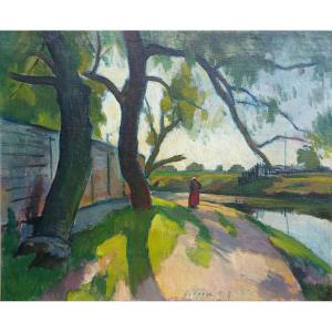 Towpath - Ossip Braz (1873-1936)