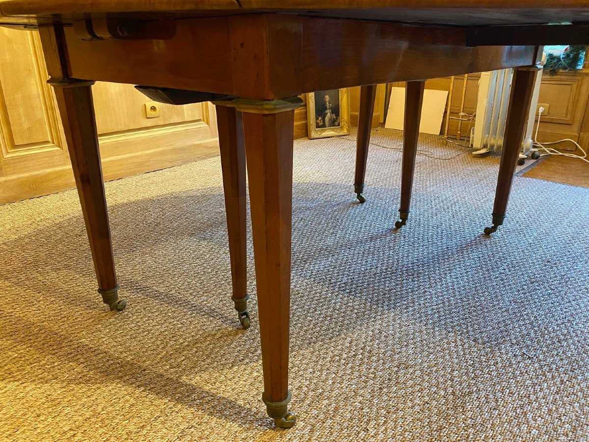 Importante table&nbsp;de salle &agrave; manger en acajou de Cuba-photo-4