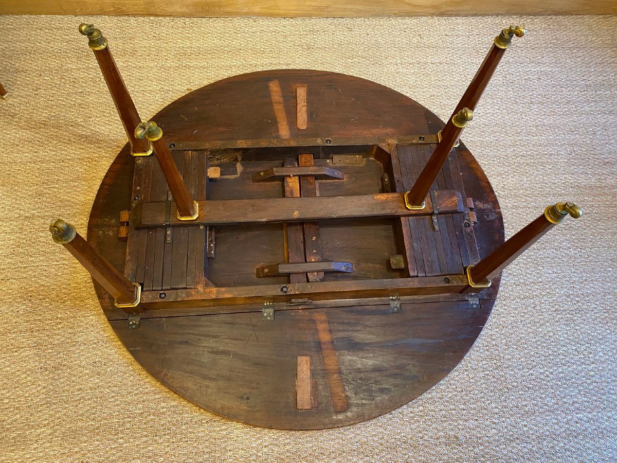 Importante table&nbsp;de salle &agrave; manger en acajou de Cuba-photo-2