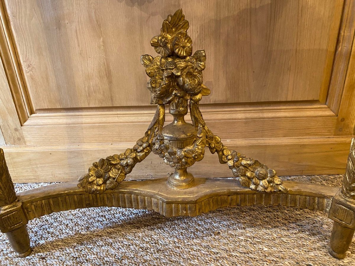 Half-moon Shaped Louis XVI Period Console-photo-1