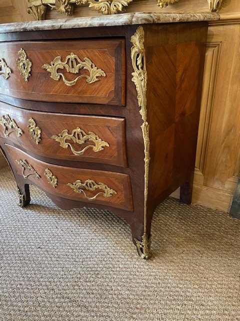 Chest Of Drawers Stamped Dieudonne, Louis XV Period-photo-3