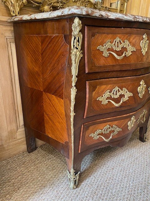 Chest Of Drawers Stamped Dieudonne, Louis XV Period-photo-1