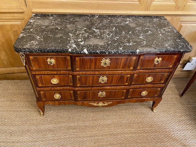 Transitional Chest Of Drawers From The Louis XV - Louis XVI Periods-photo-3