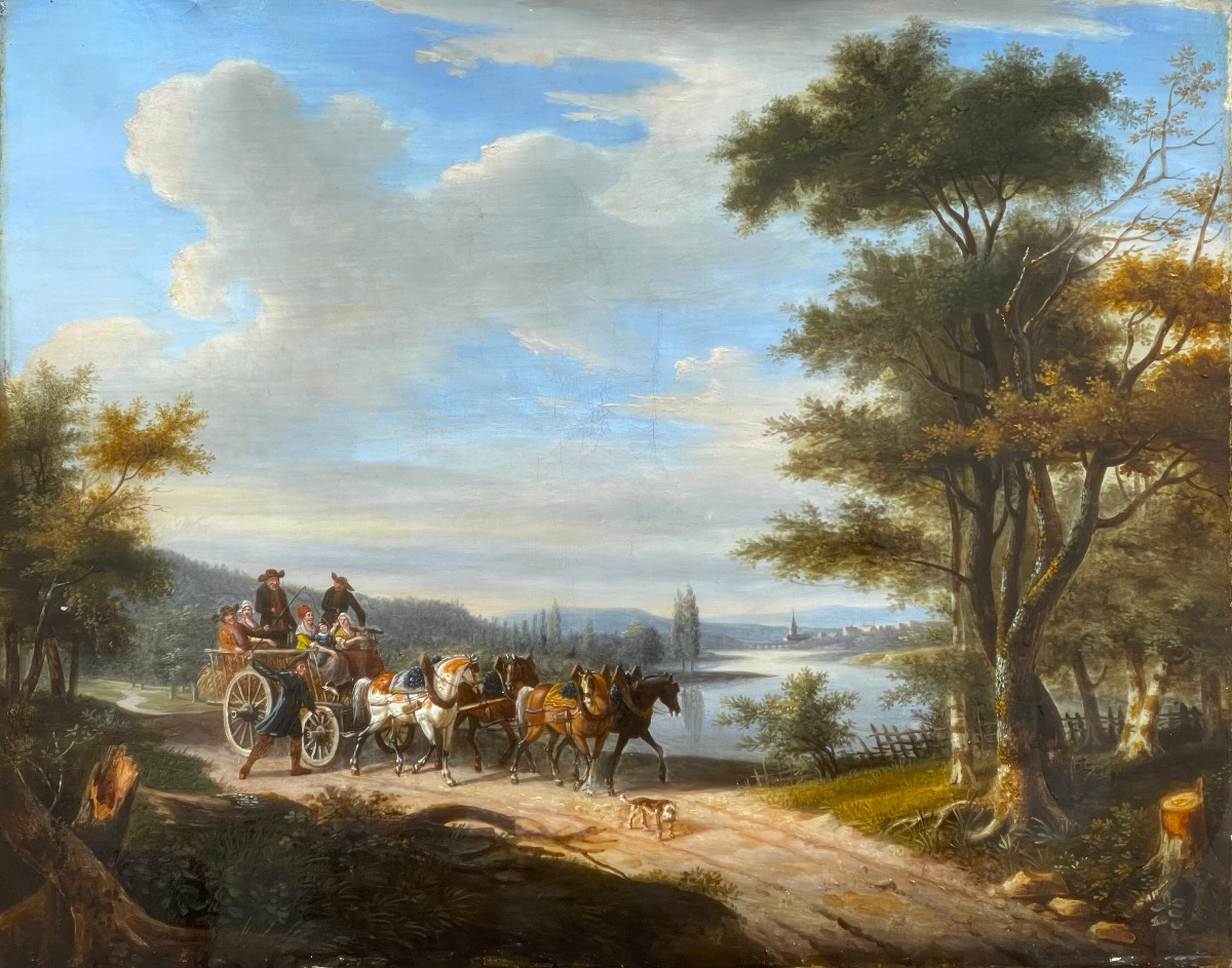 Jean-Louis DEMARNE (1752/54 – 1829 Paris), attribué à-photo-2