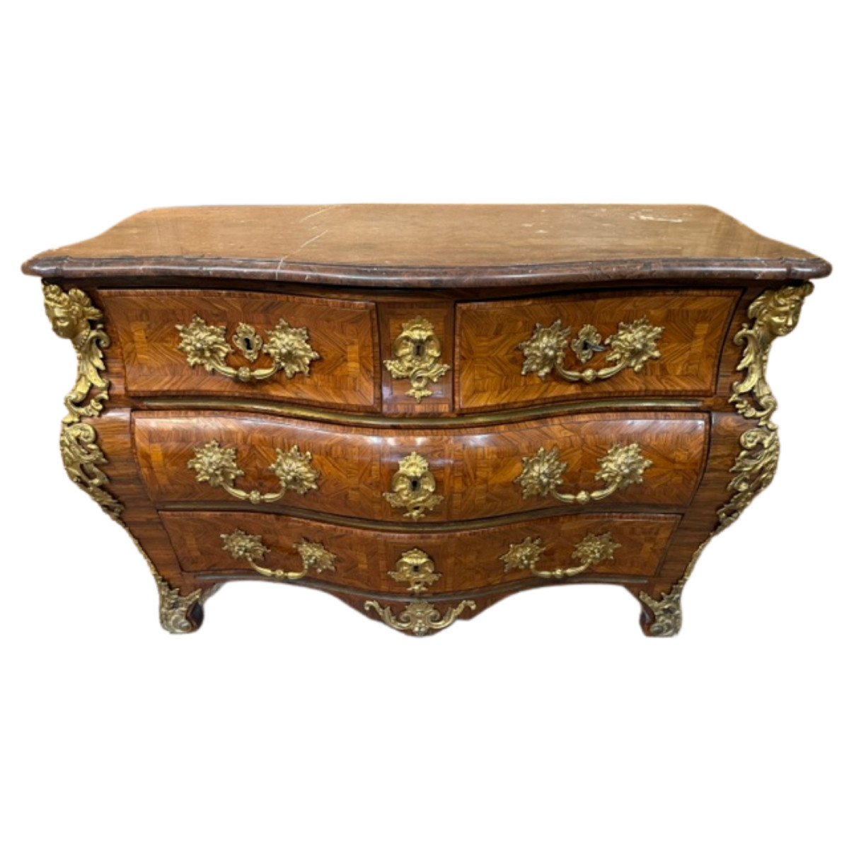 Commode de salon d’époque Louis XV 