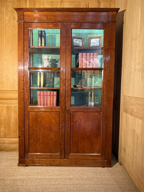 Bibliothèque en acajou de Cuba d’époque Directoire-photo-2