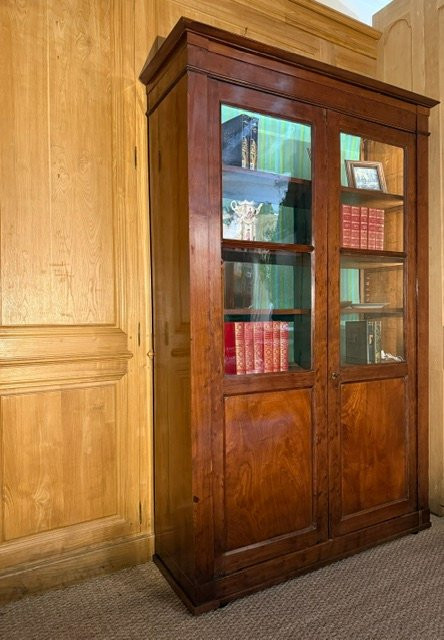 Bibliothèque en acajou de Cuba d’époque Directoire-photo-3