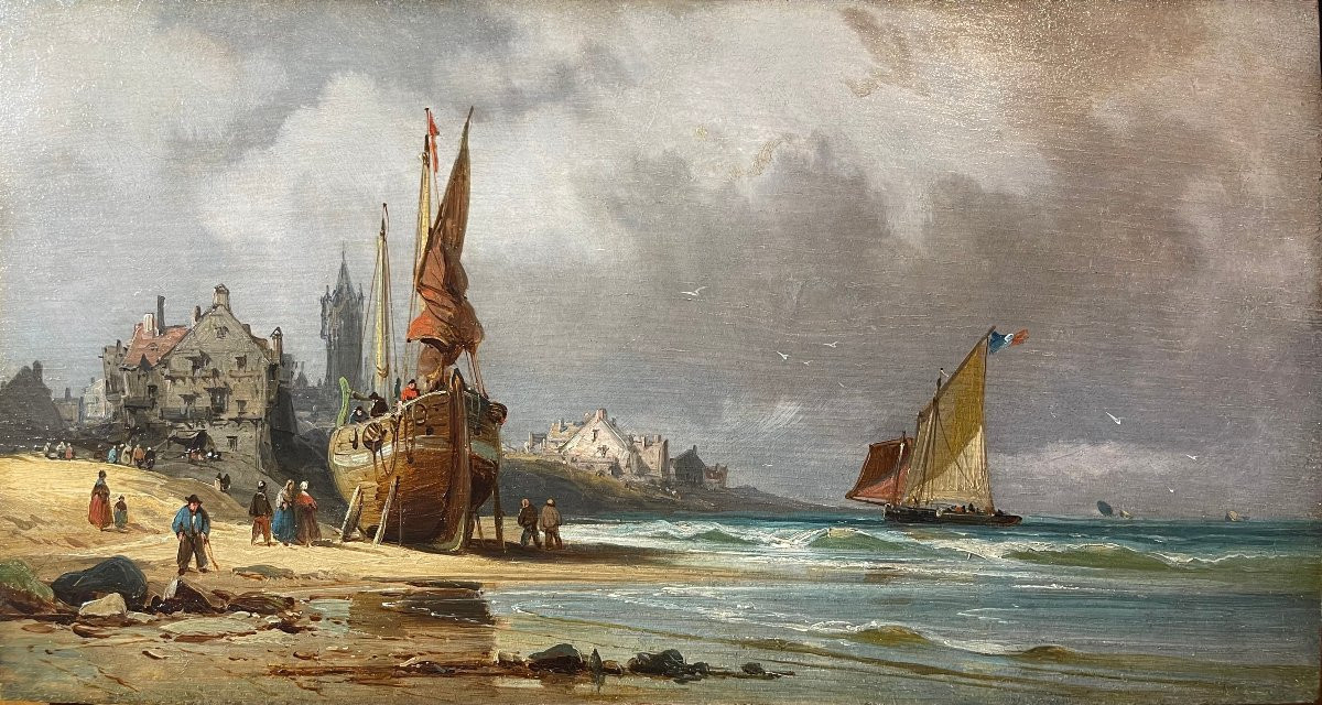 Kuwasseg Charles Euphrasie (draveil 1838-1904 Paris), Attributed To-photo-3
