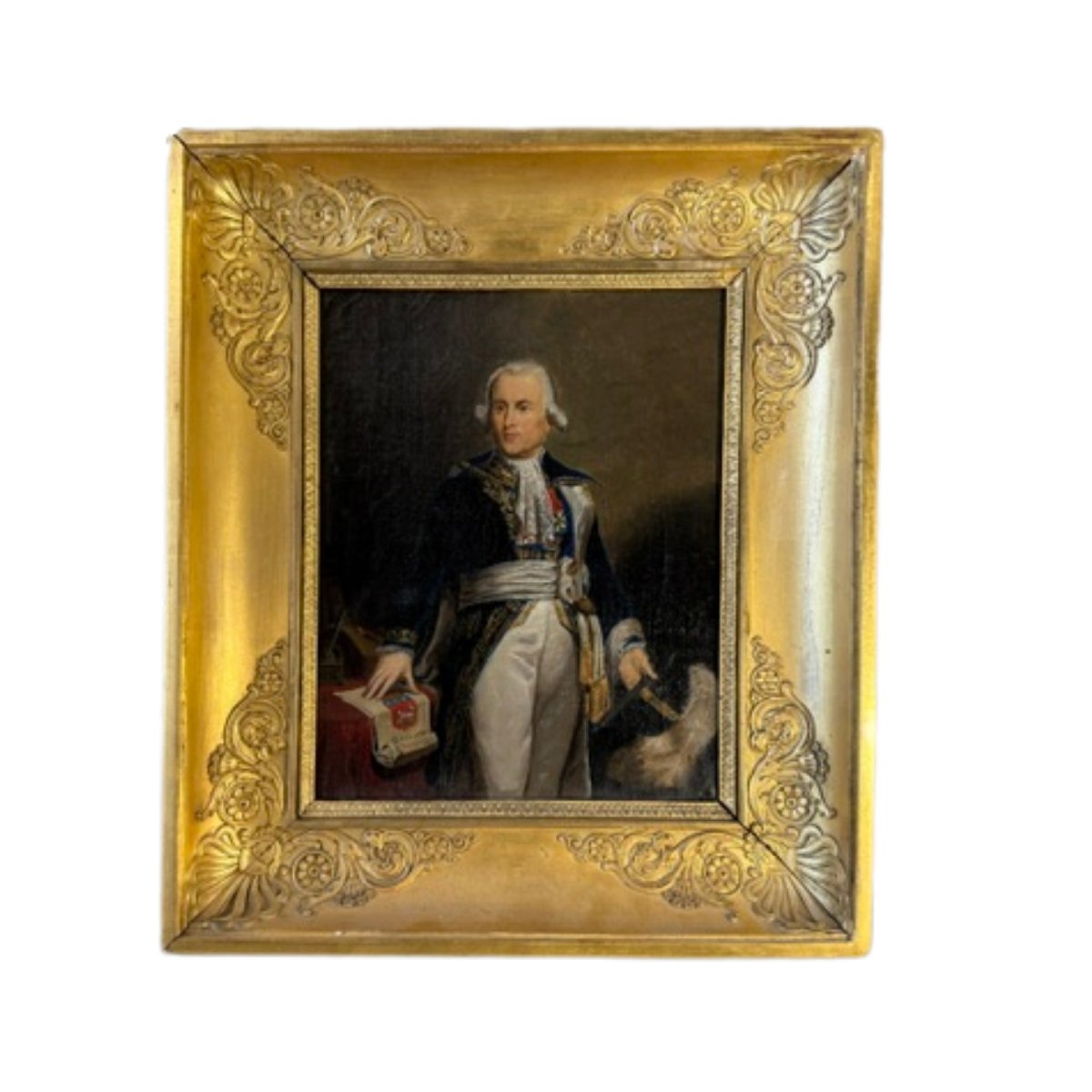 Portrait d’un homme en habit d’époque XIX eme