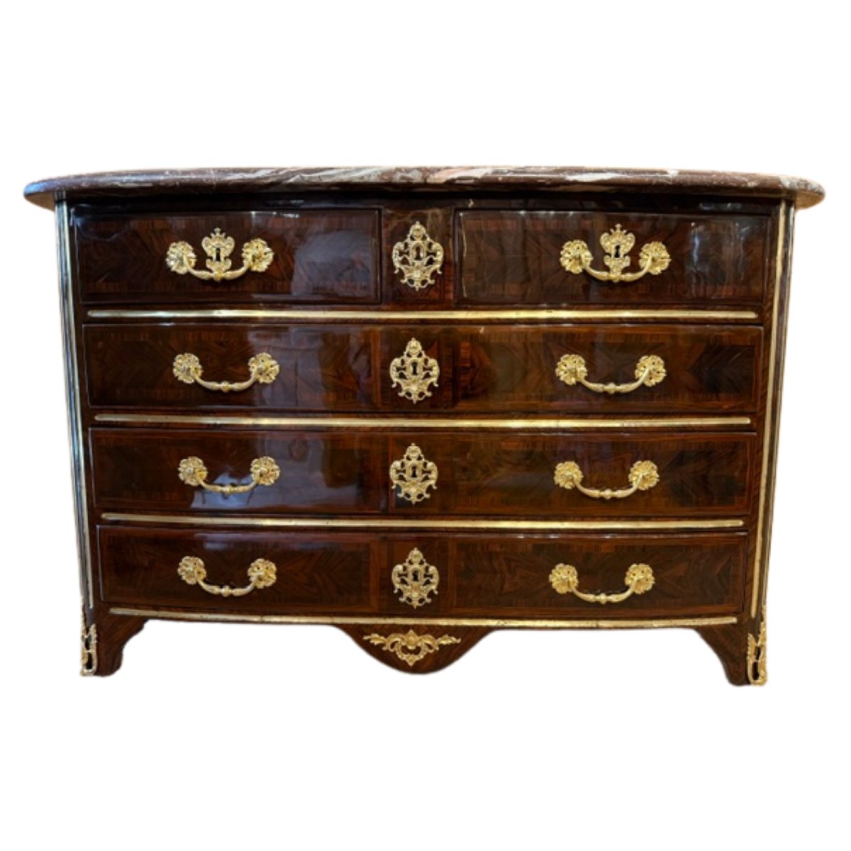 Regency Period Chest Of Drawers In Rio Rosewood