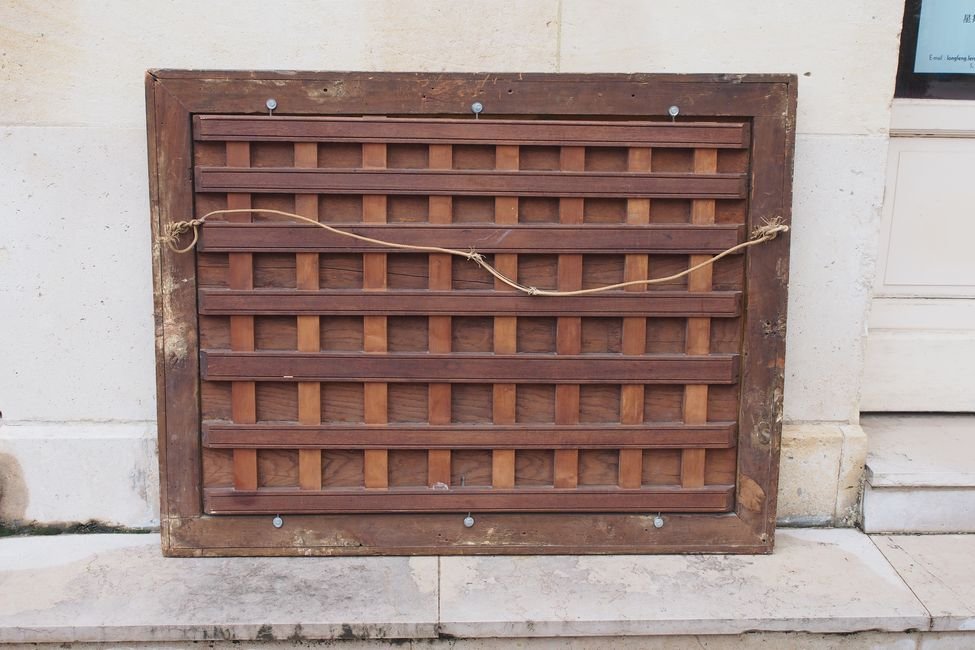 Tableau sur bois représentant une nativité-photo-2