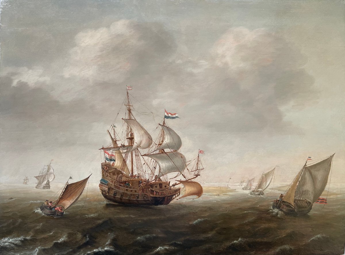 Cornelis VERBEECK (circa 1590 – circa 1631 Amsterdam), suiveur de-photo-3