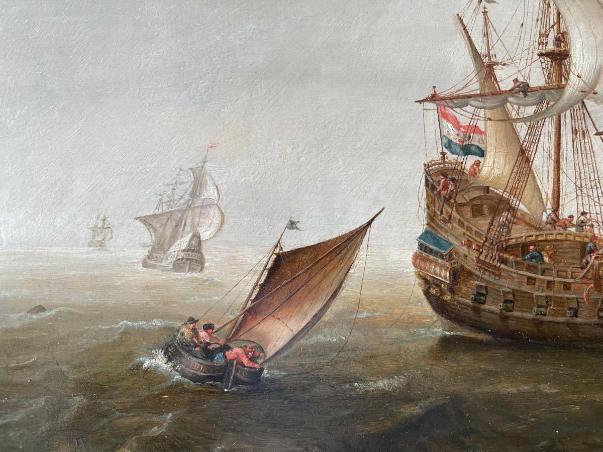 Cornelis VERBEECK (circa 1590 – circa 1631 Amsterdam), suiveur de-photo-2