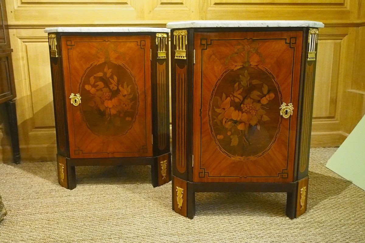Pair Of Louis XVI Period Corners Stamped Nicolas Petit-photo-2