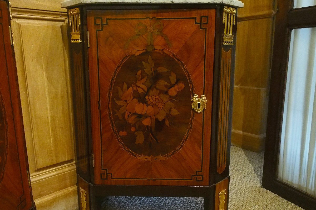 Pair Of Louis XVI Period Corners Stamped Nicolas Petit-photo-1