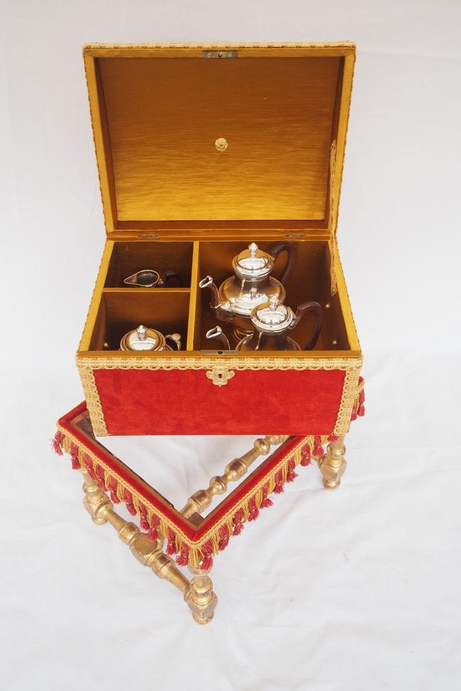 Regency Salon Kit Forming An Alcohol Box Or A Removable Shawl Box-photo-1