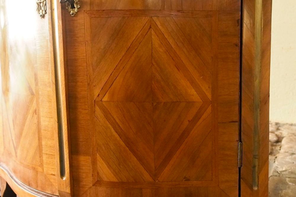 Regency Period Double-door Corner Cabinet-photo-1