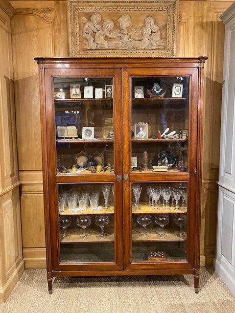 Louis XVI Mahogany Bookcase-photo-2