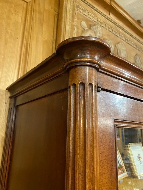Louis XVI Mahogany Bookcase-photo-4