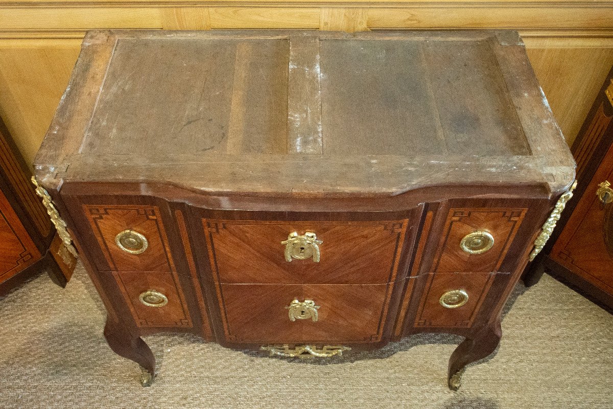 Living Room Chest Of Drawers Stamped J. Birckle Received Master On July 30, 1764-photo-4