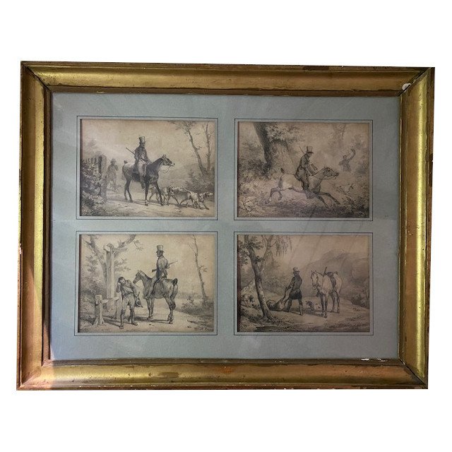 Suite Of Four Engravings After Horace Vernet