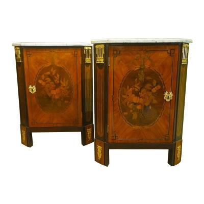 Pair Of Louis XVI Period Corners Stamped Nicolas Petit