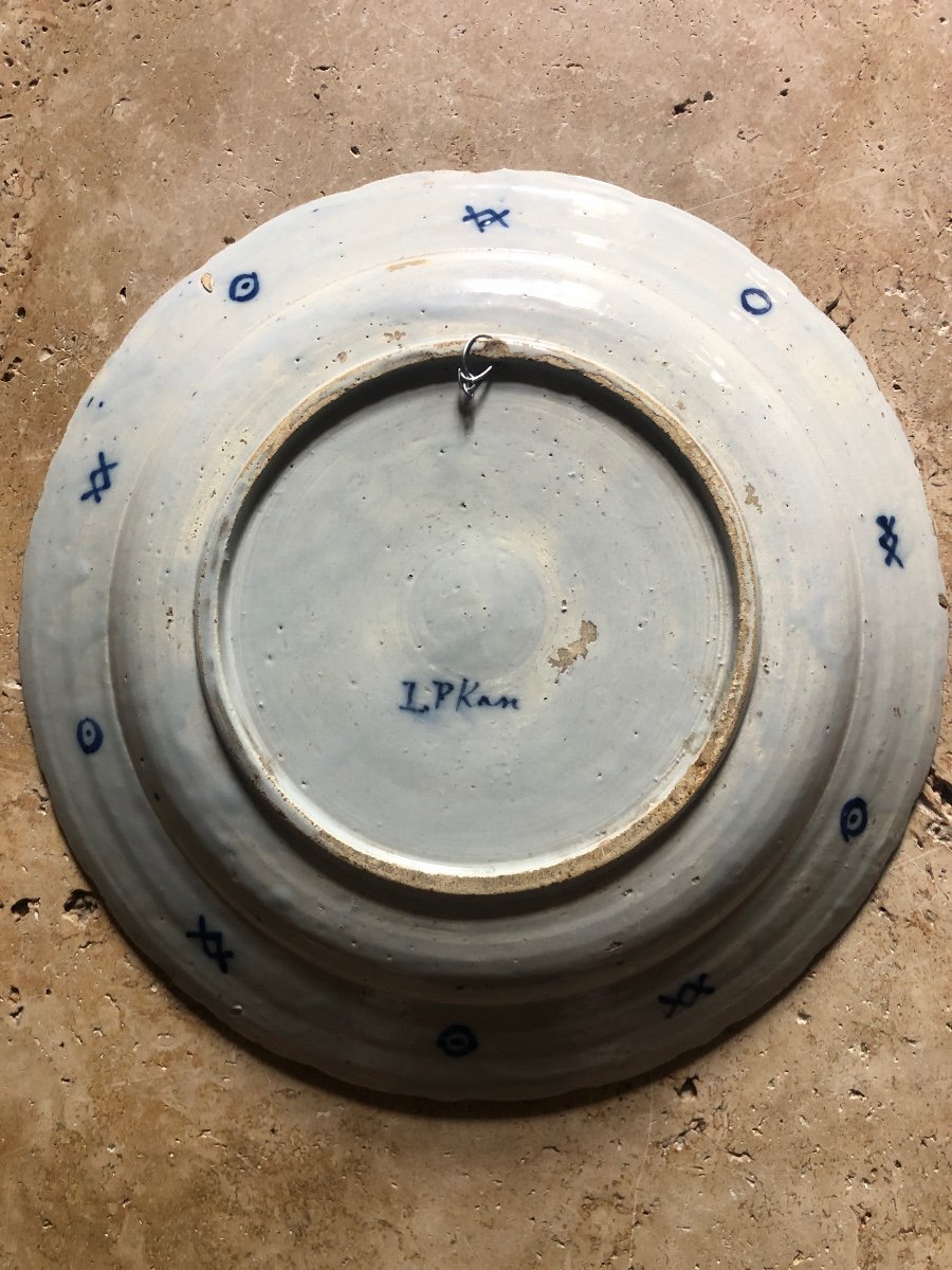 Delft Dish, 18th Century.-photo-1