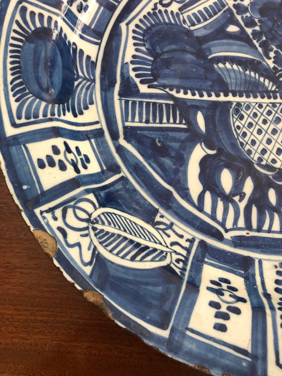 Delft Dish, 18th Century.-photo-2