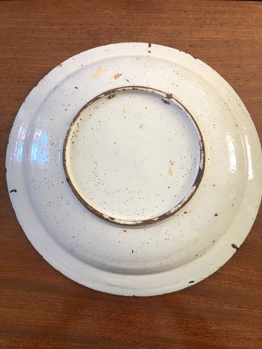 Delft Dish, 18th Century.-photo-3
