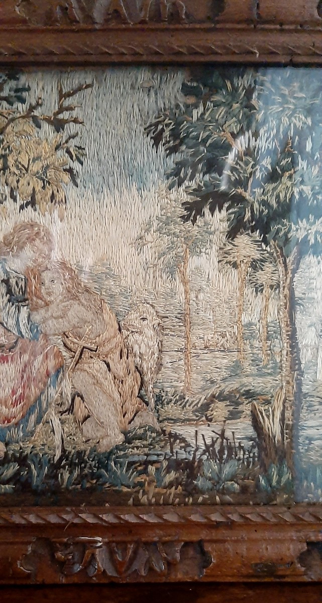Broderie, XVIIIème .-photo-1