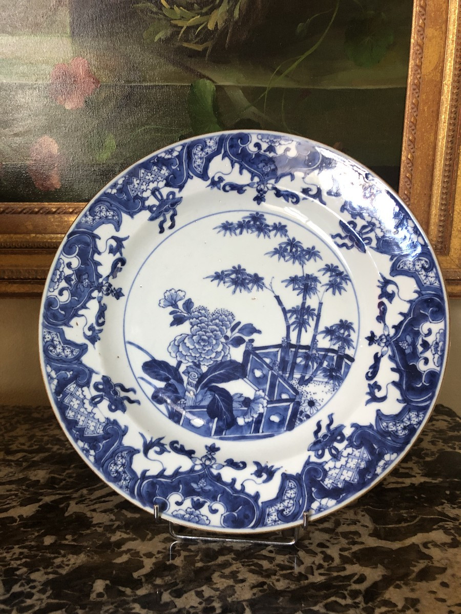 Paire d'Assiettes Chine, XVIIIème .-photo-2