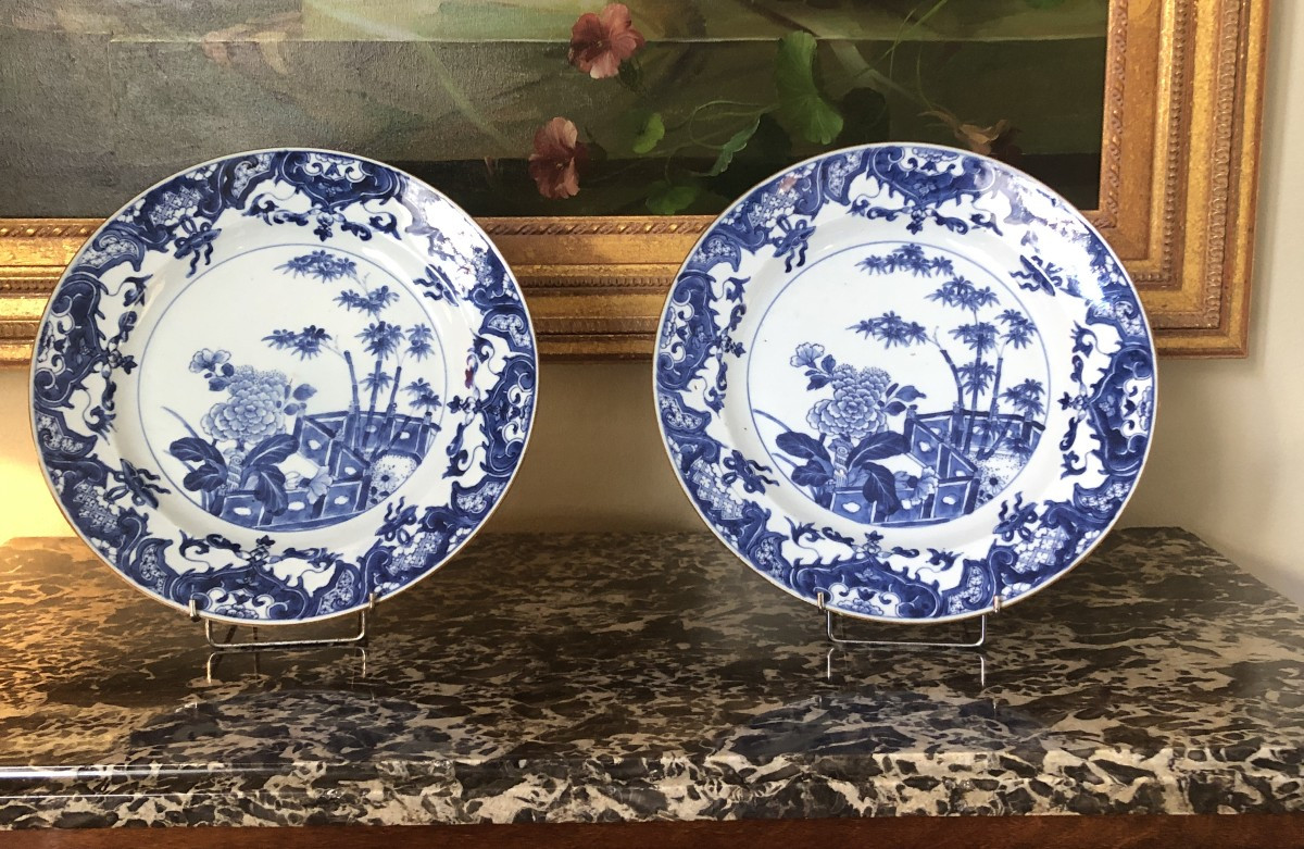 Paire d'Assiettes Chine, XVIIIème .-photo-4