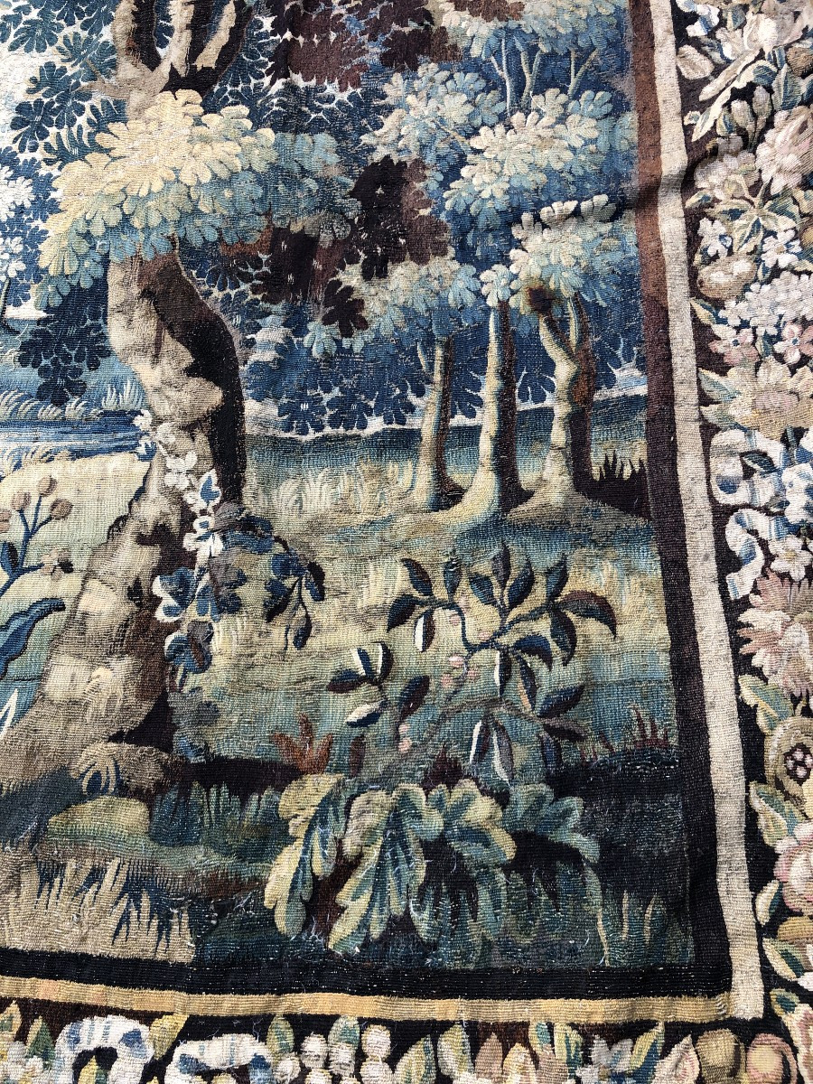 Tapisserie, Aubusson XVIIIème .-photo-3