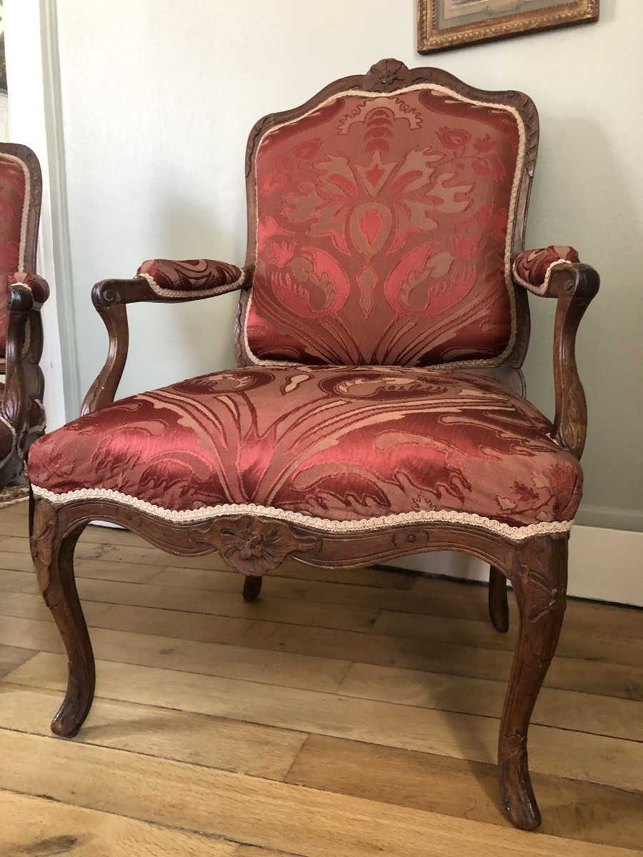 Pair Of Armchairs, 18th Century.-photo-2