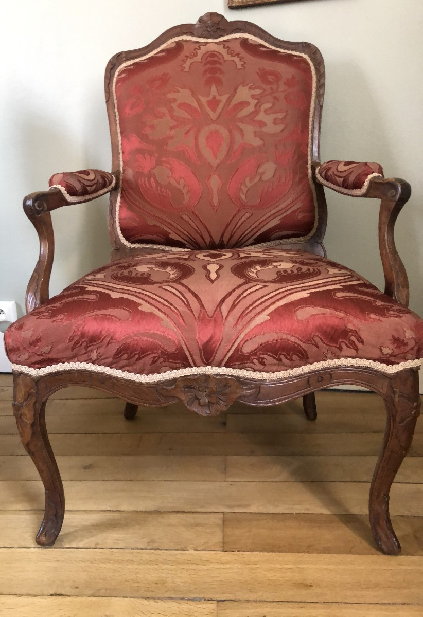 Pair Of Armchairs, 18th Century.-photo-3