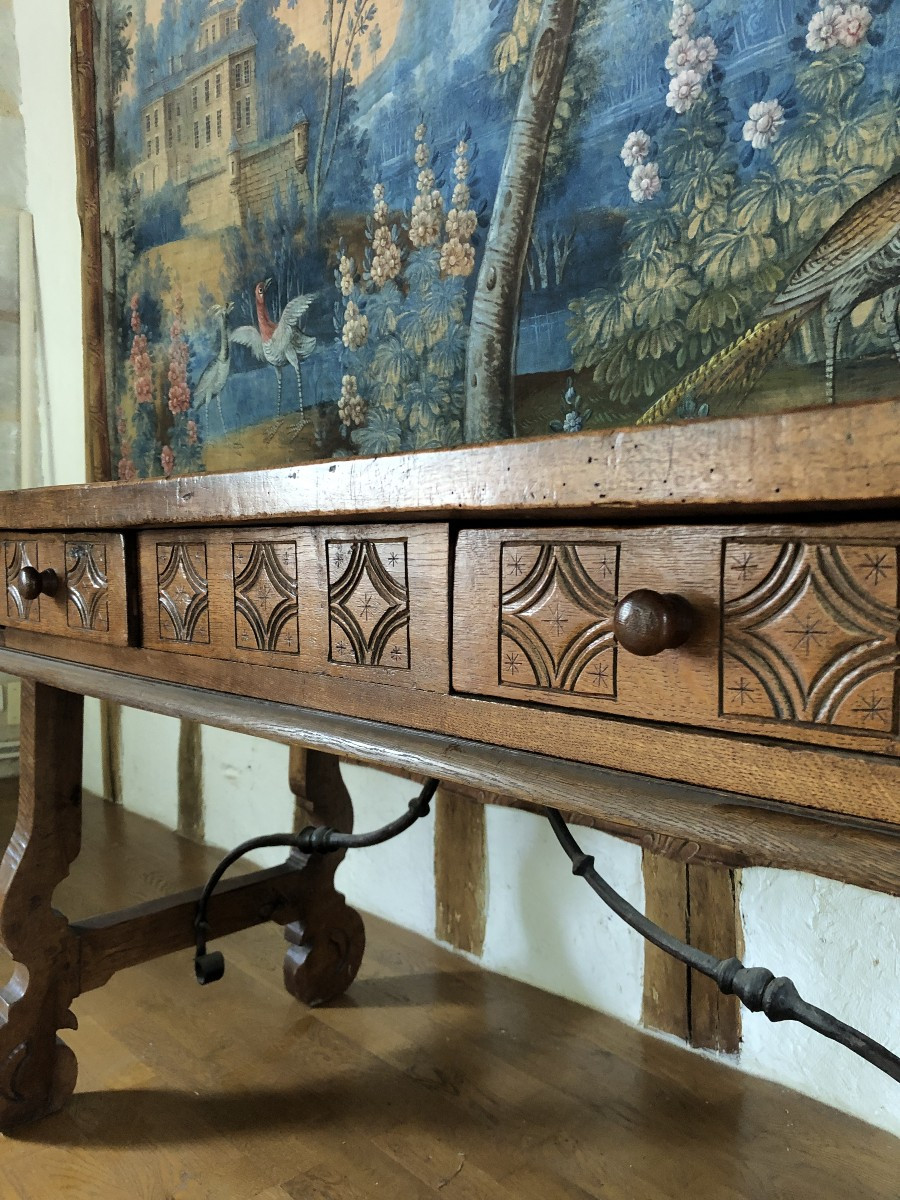 Spanish Table, 18th Century.-photo-3