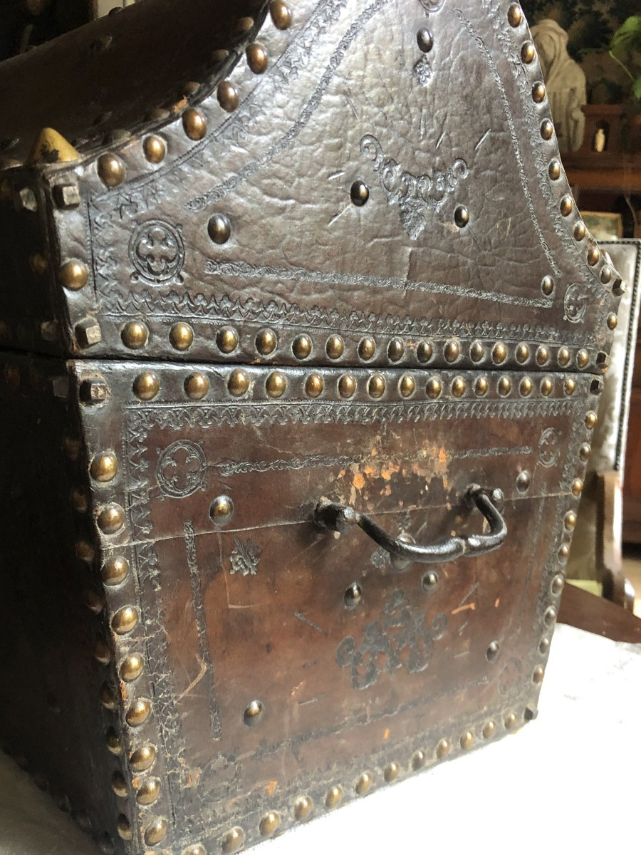 Petite malle de voyage, XIXème .-photo-4